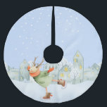 FALDA PARA EL ÁRBOL DE NAVIDAD DE POLIÉSTER AMIGOS DE INVIERNO DE WOODLAND - REINDEDOR DE PATI<br><div class="desc">Esta hermosa colección vibrante de huellas de dibujos para niños, cuenta con una variedad de hermosos animales acuarelas en una escena de nieve de invierno y una pequeña ardilla quisquillosa jugando alrededor con árboles cubiertos de nieve escuchando la nieve clara del sol brillante, en el fondo de un pequeño pueblo...</div>