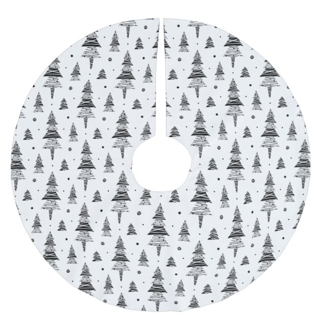 Falda Para El Árbol De Navidad De Poliéster árbol de Navidad (Anverso)