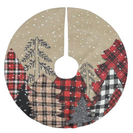 Falda Para El Árbol De Navidad De Poliéster Árboles de Navidad repartidos