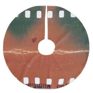 Falda Para El Árbol De Navidad De Poliéster Arranque de tira de película de 35 mm, arañazos fr