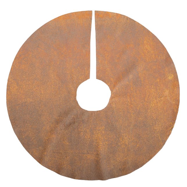 Falda Para El Árbol De Navidad De Poliéster Arroz negra, textura metalizado de cierre. (Anverso)