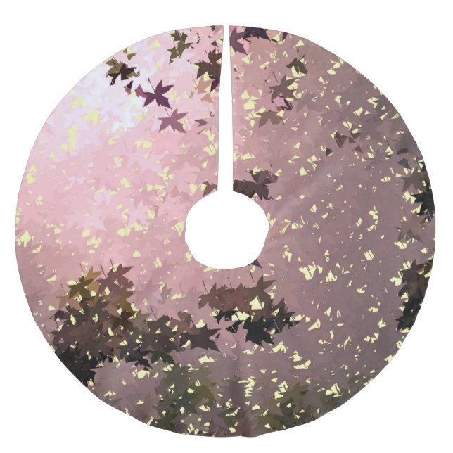 FALDA PARA EL ÁRBOL DE NAVIDAD DE POLIÉSTER AUTUMN (Anverso)