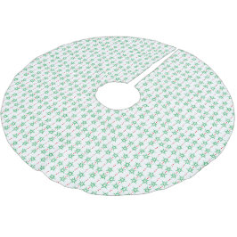 Falda Para El Árbol De Navidad De Poliéster Barrera de árboles de Mid Mod Garland
