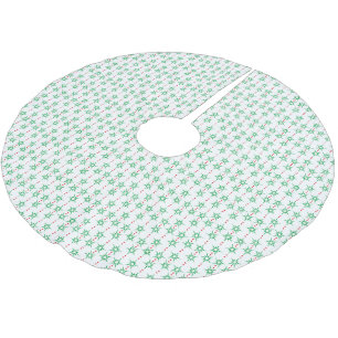 Falda Para El Árbol De Navidad De Poliéster Barrera de árboles de Mid Mod Garland