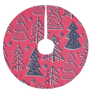 Falda Para El Árbol De Navidad De Poliéster Bosque de los navidades: Fondo de escritorio de la