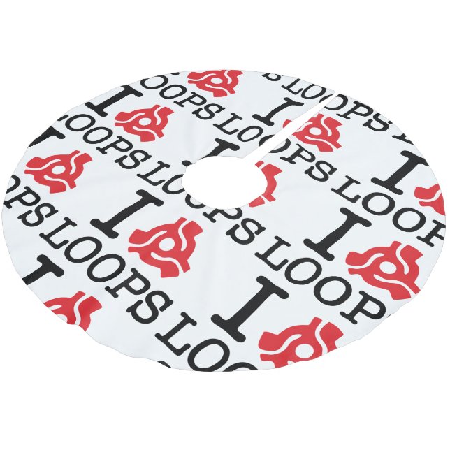 Falda Para El Árbol De Navidad De Poliéster Bucles del adaptador I 45 (Angular)