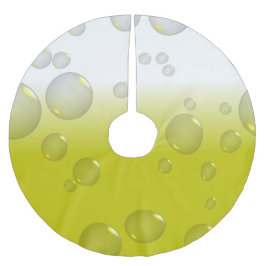 Falda Para El Árbol De Navidad De Poliéster Burbujas de cerveza