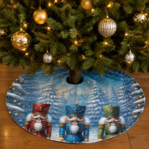 Cascanueces de Navidad Bosque Nevado