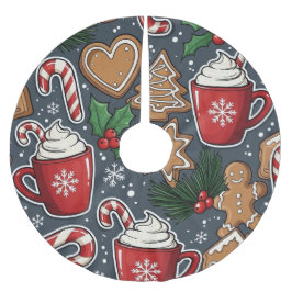 Falda Para El Árbol De Navidad De Poliéster Christmas