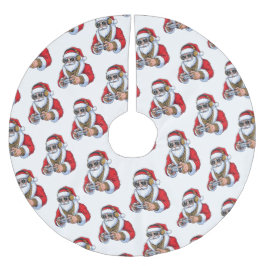 Falda Para El Árbol De Navidad De Poliéster Christmas