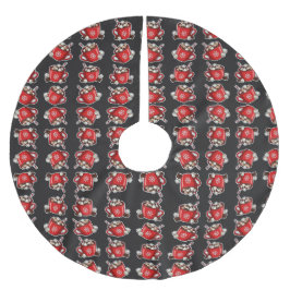 Falda Para El Árbol De Navidad De Poliéster Christmas