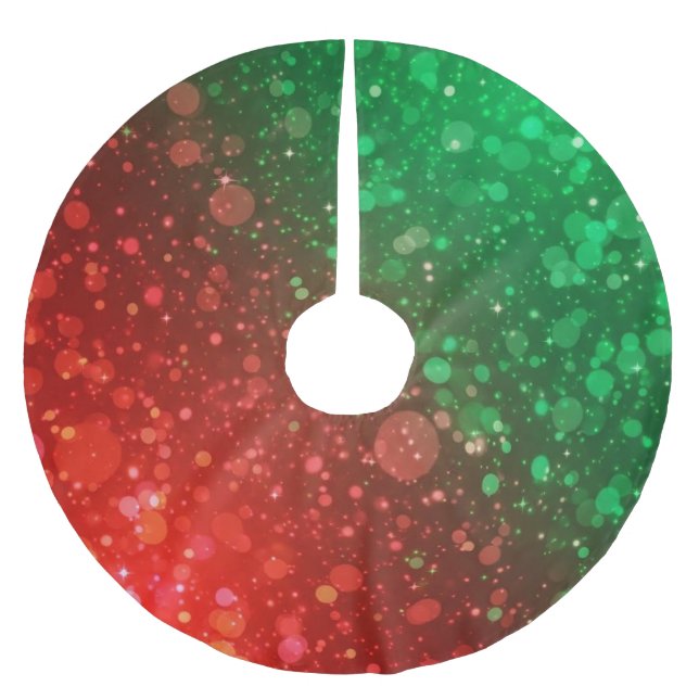 Falda Para El Árbol De Navidad De Poliéster Christmas (Anverso)