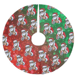 Falda Para El Árbol De Navidad De Poliéster Christmas