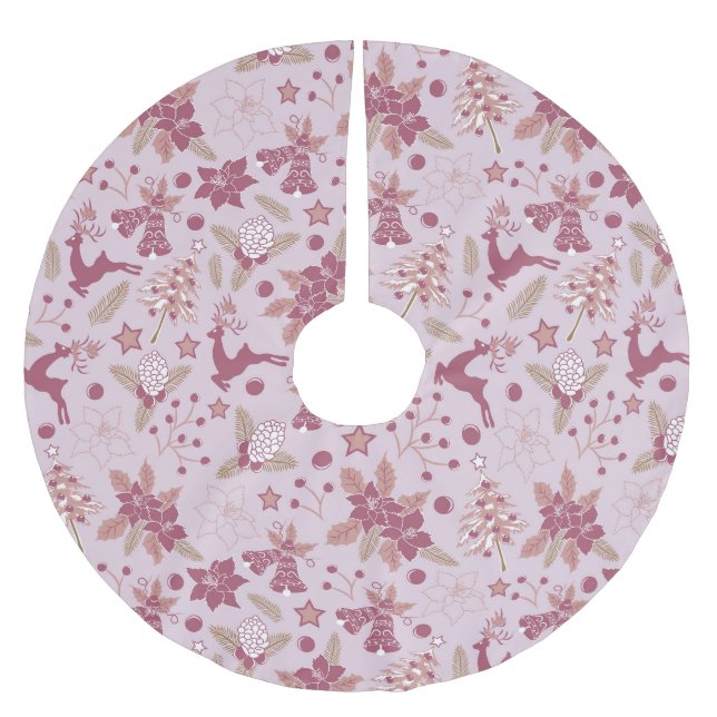 Falda Para El Árbol De Navidad De Poliéster Christmas holidays (Anverso)