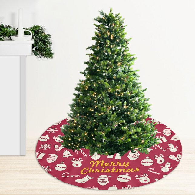 Falda Para El Árbol De Navidad De Poliéster Christmas Tree Skirt (Subido por el creador)