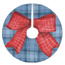 Cinta escocesa clásica con gran cinta decorativa