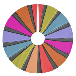 Falda Para El Árbol De Navidad De Poliéster Circus Art Para Navidades - Big Top