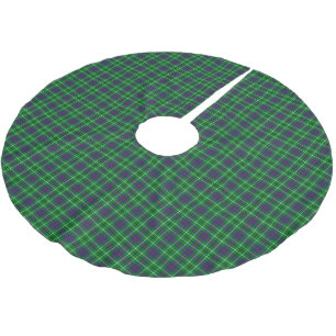Falda Para El Árbol De Navidad De Poliéster Clan Duncan Tartan