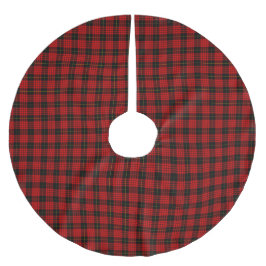Falda Para El Árbol De Navidad De Poliéster Clan MacQueen Tartan