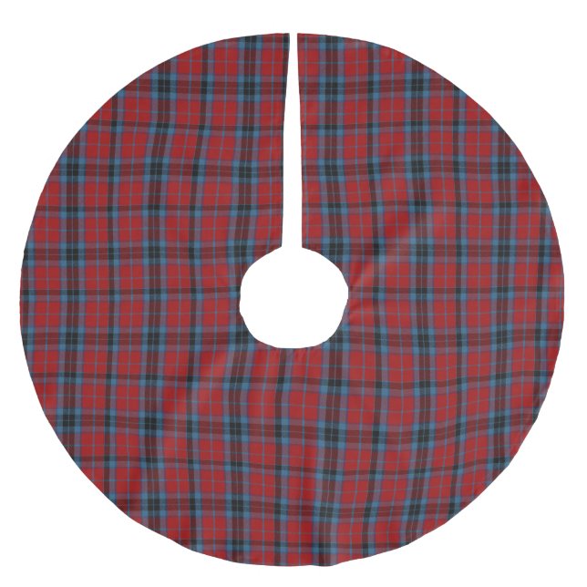 Falda Para El Árbol De Navidad De Poliéster Clan MacTavish Tartan (Anverso)