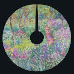Falda Para El Árbol De Navidad De Poliéster Claude Monet - El jardín del Iris en Giverny<br><div class="desc">El Jardín Iris de Giverny / El Jardín del Artista en Giverny - Claude Monet,  1899-1900</div>