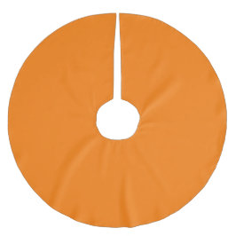 Falda Para El Árbol De Navidad De Poliéster Color Naranja