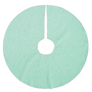 Falda Para El Árbol De Navidad De Poliéster Colores de moda de la verde menta en colores