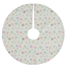 Copos de nieve a mano Árboles de Navidad Multicolo