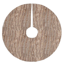 Falda Para El Árbol De Navidad De Poliéster corteza de árbol