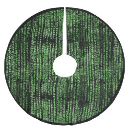 Falda Para El Árbol De Navidad De Poliéster Datos de matriz de programación de equipos de Tech