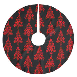 Falda Para El Árbol De Navidad De Poliéster Decoraciones nórdicas del árbol de Navidad escandi