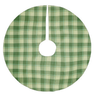 Falda Para El Árbol De Navidad De Poliéster Día de la Placa Verde de San Patricio