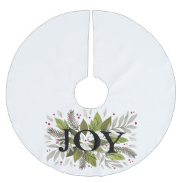 Falda Para El Árbol De Navidad De Poliéster Diseño de Corona Boscosa - Faldón de árbol de Navi