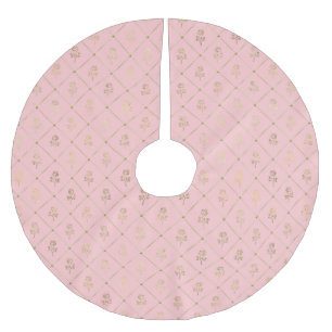 Falda Para El Árbol De Navidad De Poliéster Diseño de la serie Princess Bee #6