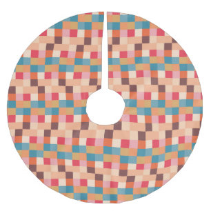 Falda Para El Árbol De Navidad De Poliéster Diseño de patrones abstractos modernos