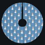 Falda Para El Árbol De Navidad De Poliéster Divertido y divertido detective Snowman<br><div class="desc">Diseño divertido y elegante con iconos divertidos sobre un fondo de rayas para un efecto formal y elegante que realza tu decoración y añade un toque festivo. Un diseño más tradicional. Para fiestas, decoración, entretenimiento, o sólo por diversión. Grandes regalos para todas las edades. Una variedad de productos y colores...</div>