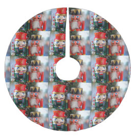 Falda Para El Árbol De Navidad De Poliéster Dos petardos