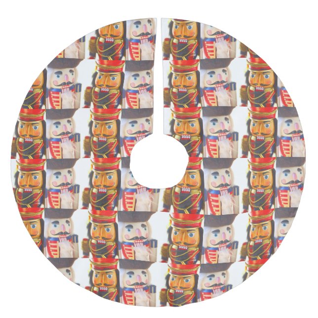 Falda Para El Árbol De Navidad De Poliéster Dos petardos Navidades (Anverso)