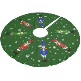Falda Para El Árbol De Navidad De Poliéster El cascanueces