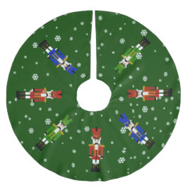 Falda Para El Árbol De Navidad De Poliéster El cascanueces