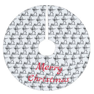 Falda Para El Árbol De Navidad De Poliéster Elf Thunder_Cove de vacaciones de invierno
