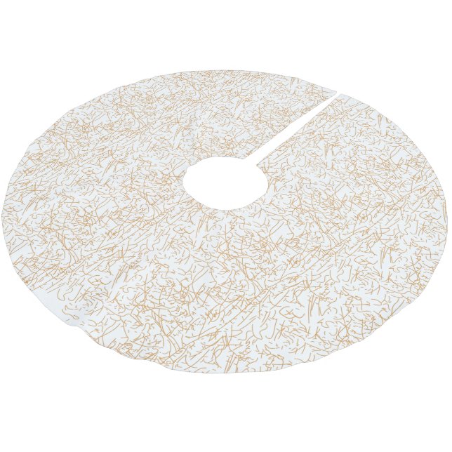 Falda Para El Árbol De Navidad De Poliéster Esquina de árbol (Angular)