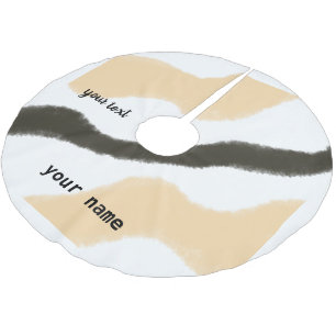 Falda Para El Árbol De Navidad De Poliéster Esquina de árbol