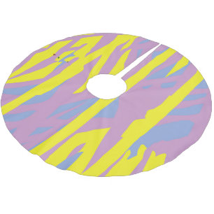 Falda Para El Árbol De Navidad De Poliéster Esquina de árbol