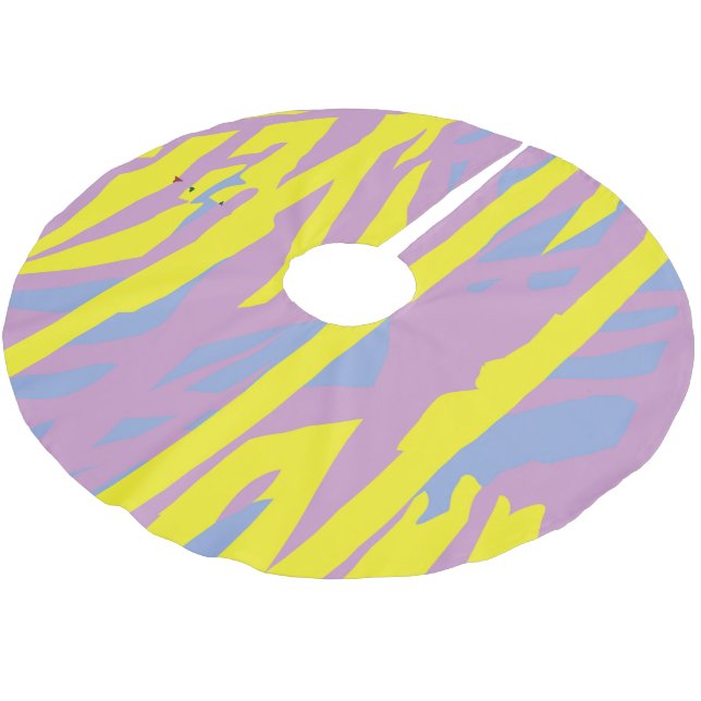 Falda Para El Árbol De Navidad De Poliéster Esquina de árbol (Angular)