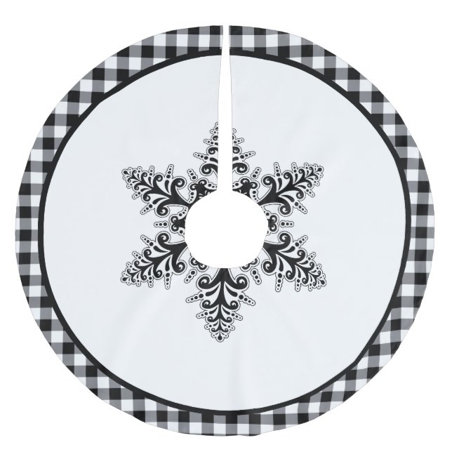 Falda Para El Árbol De Navidad De Poliéster Esquina de árbol de vacaciones (Anverso)