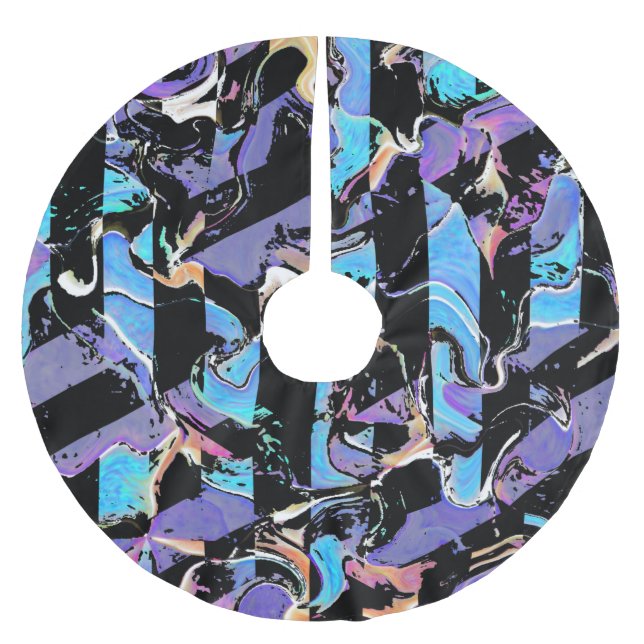 Falda Para El Árbol De Navidad De Poliéster Eyesore  (Anverso)