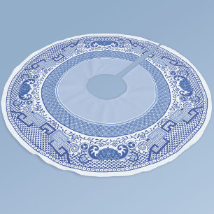 Falda Para El Árbol De Navidad De Poliéster Falda de árbol azul silvestre