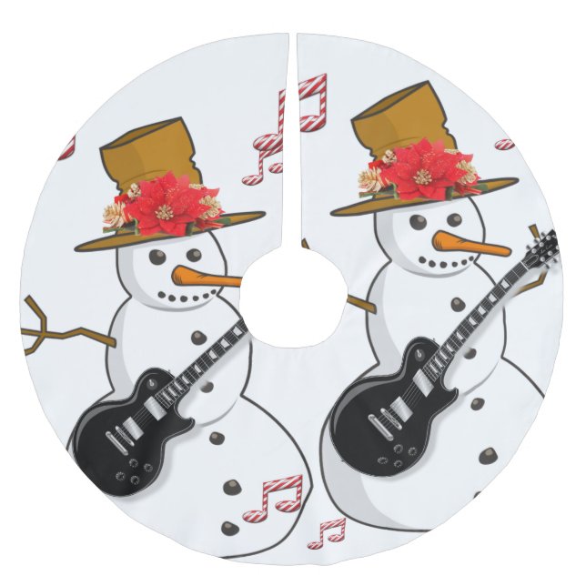 Falda Para El Árbol De Navidad De Poliéster Falda de árbol de Navidad (Anverso)