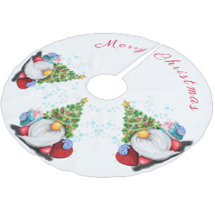 Falda Para El Árbol De Navidad De Poliéster Falda De Árbol De Navidad Con Regalos Para Usted